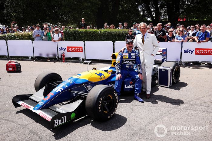 Nigel Mansell, Williams FW15B y el Duque de Richmond