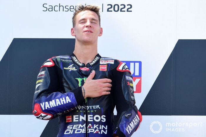 Podio: ganador Fabio Quartararo, Yamaha Factory Racing
