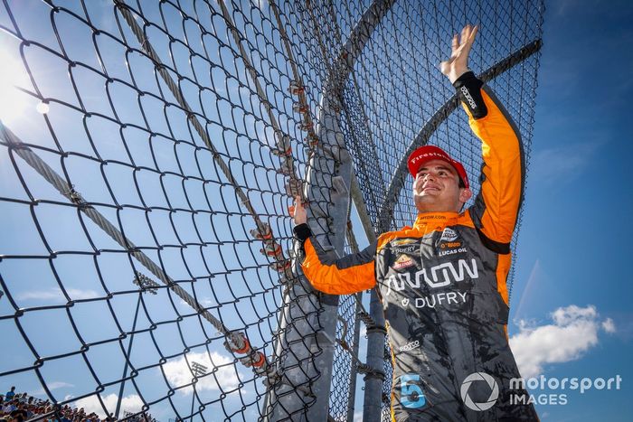 Ganador Patricio O'Ward, Arrow McLaren SP Chevrolet