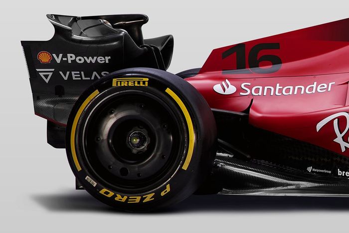 Detalle del Ferrari F1-75