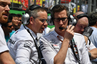 Mercedes-AMG F1 on the grid