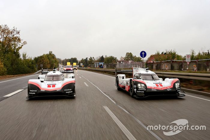 Porsche 919 Hybrid Evo en las carreteras públicas alemanas