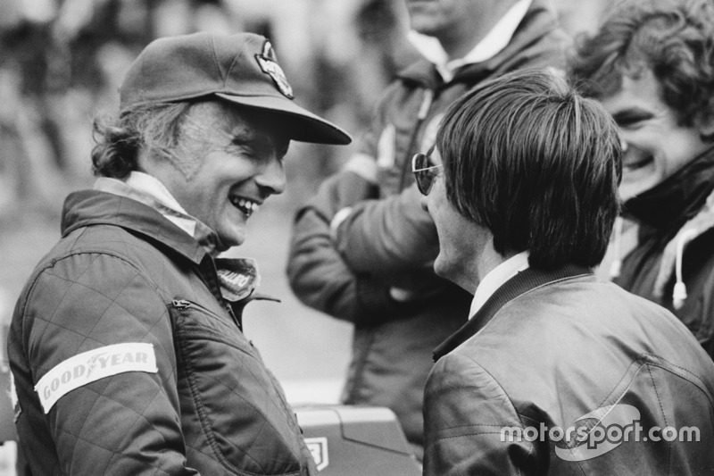 Niki Lauda, Brabham BT46-Alfa Romeo con Bernie Ecclestone