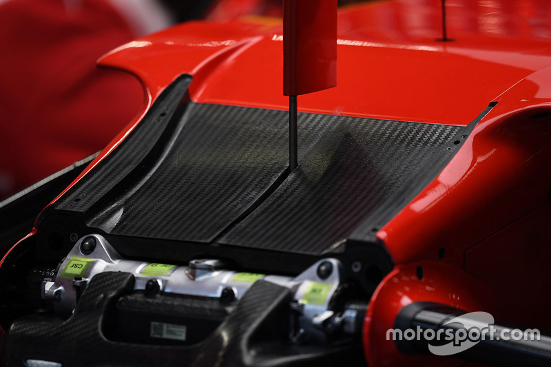 Детали передней части Ferrari SF70H