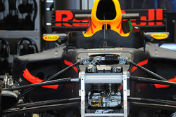 Vue détaillée de l'avant de la Red Bull RB13