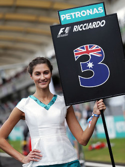 Chica de la parrilla, Daniel Ricciardo, Red Bull Racing