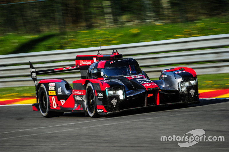 #8 Audi Sport Team Joest Audi R18 e-tron quattro: Lucas di Grassi, Loic Duval, Oliver Jarvis