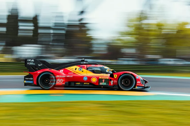 #50 Ferrari AF Corse Ferrari 499P : Antonio Fuoco, Miguel Molina, Nicklas Nielsen
