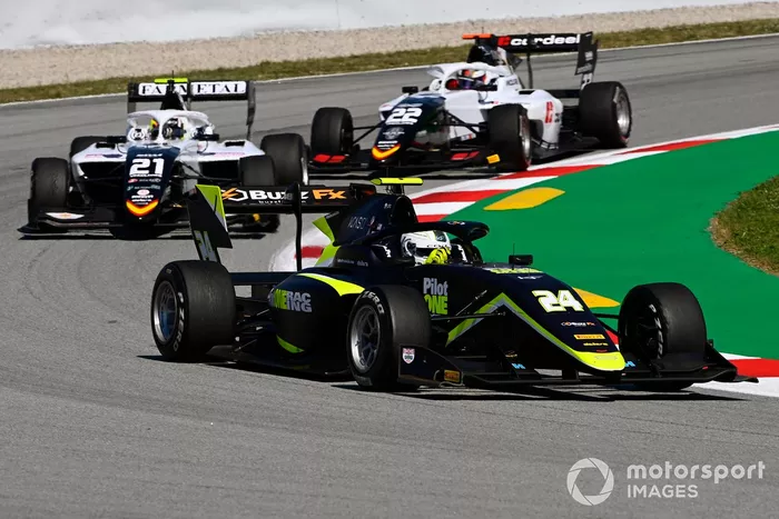 Kaylen Frederick, Carlin Buzz Racing, Lorenzo Colombo, Campos Racing, Amaury Cordeel, Campos Racing