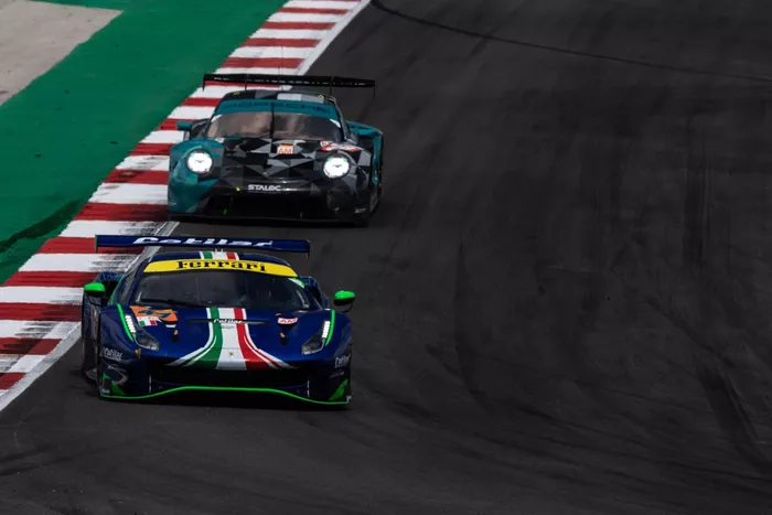 #47 Cetilar Racing, Ferrari 488 GTE Evo: Giorgio Sernagiotto, Roberto Lacorte, Antonio Fuoco