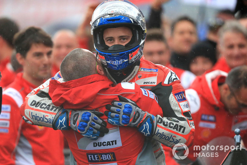 Переможець гонки Андреа Довіціозо, Ducati Team