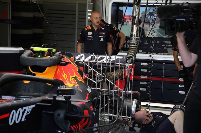 Sensor trasero del Red Bull Racing RB15