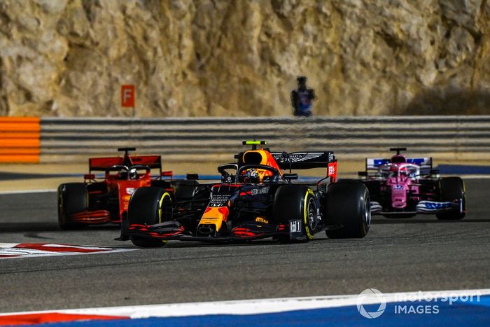 Alex Albon, Red Bull Racing RB16, Sebastian Vettel, Ferrari SF1000, Sergio Pérez, Racing Point RP20