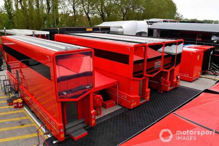 El motorhome de Ferrari 