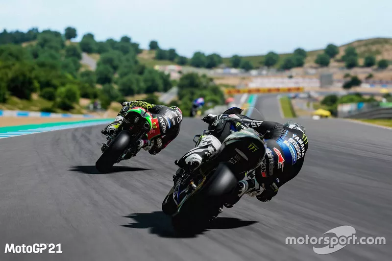 Captura de pantalla de MotoGP21