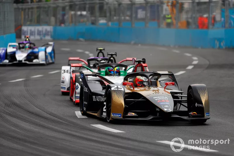 Jean-Eric Vergne, DS Techeetah, DS E-Tense FE21, Lucas Di Grassi, Audi Sport ABT Schaeffler, Audi e-tron FE07, Andre Lotterer, Tag Heuer Porsche, Porsche 99X Electric