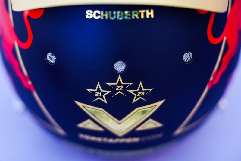 Casco de Max Verstappen, Red Bull Racing