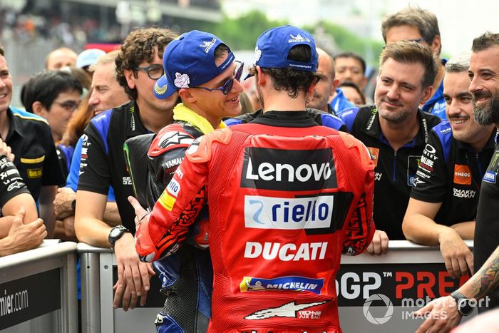 Fabio Quartararo, Yamaha Factory Racing, Francesco Bagnaia, equipo Ducati