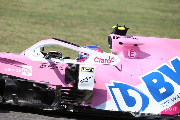 Detalle del monoplaza de Lance Stroll, Racing Point RP20