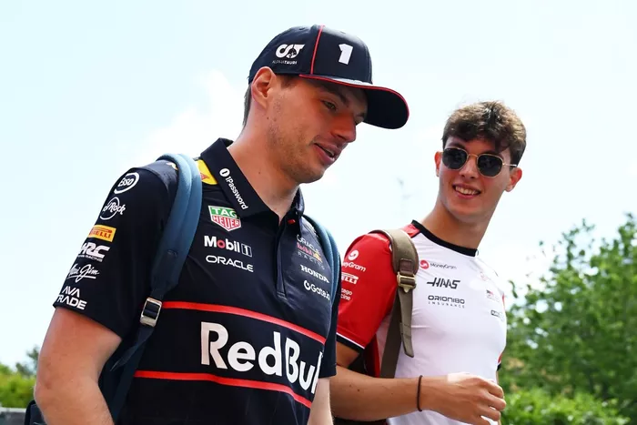 Max Verstappen, Red Bull Racing, Oliver Bearman, Haas F1 Team