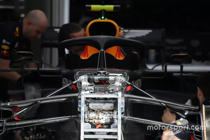 Detalle técnico del Red Bull Racing