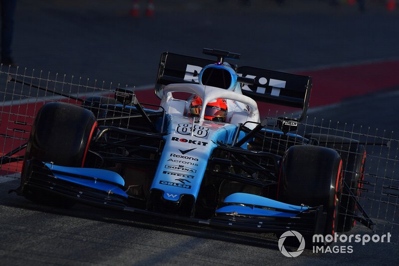 Robert Kubica, Williams FW42, con sensori aerodinamici