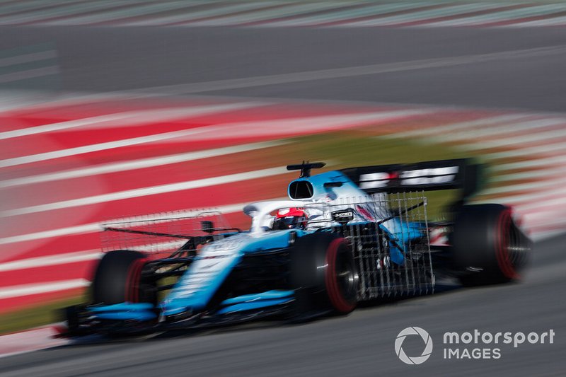 Robert Kubica, Williams FW42, con dei sensori aerodinamici
