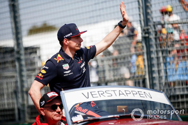 Max Verstappen, Red Bull Racing, pilotlar geçit töreninde