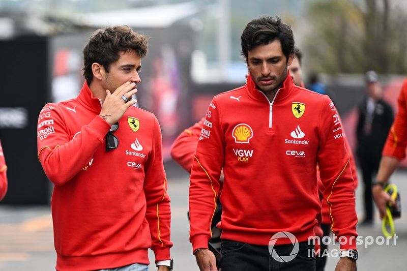 Charles Leclerc, Scuderia Ferrari, Carlos Sainz