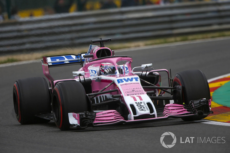 El Racing Point Force India VJM11 de 2018...