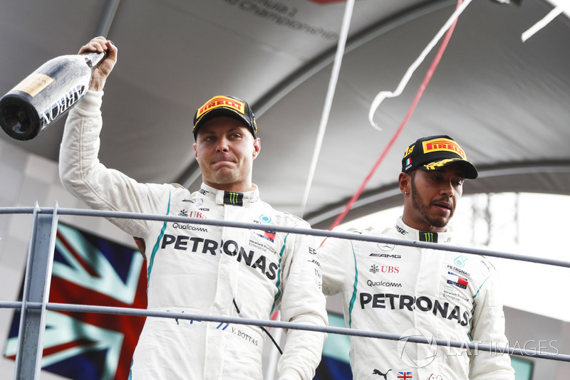 Suasana podium GP Italia
