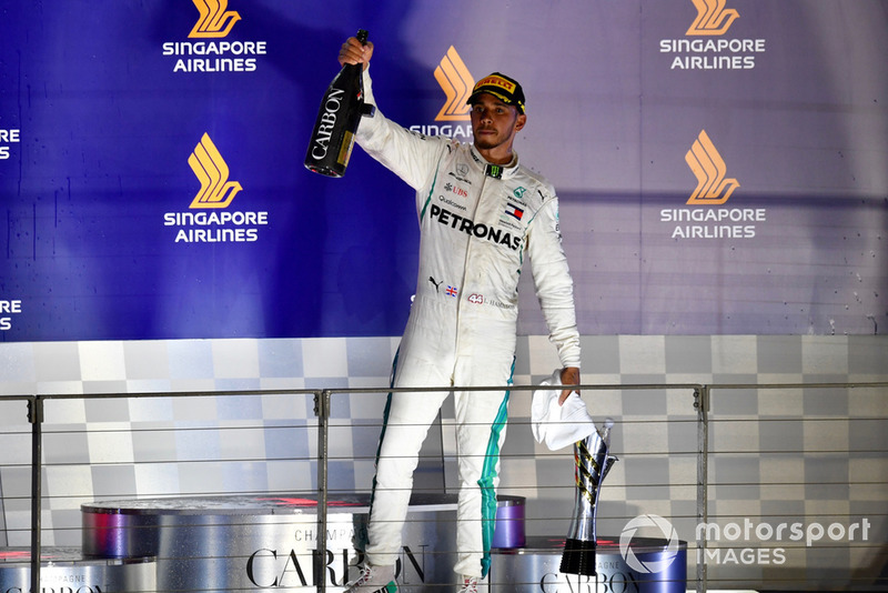 Lewis Hamilton, Mercedes AMG F1 celebra