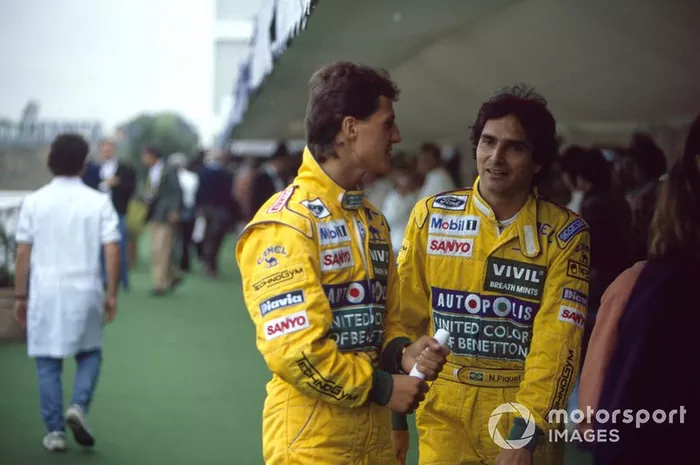 1991 - Michael Schumacher et Nelson Piquet