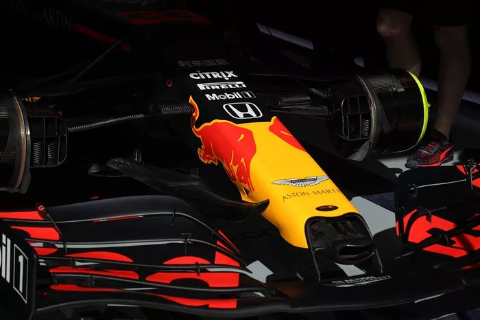 Detalle del Red bull Racing RB16