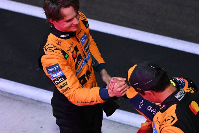 Lando Norris, McLaren, Oscar Piastri