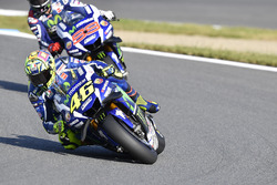 Valentino Rossi, Yamaha Factory Racing; Jorge Lorenzo, Yamaha Factory Racing