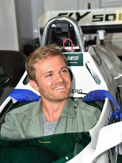 Nico Rosberg, in the Williams FW08 of his Father Keke Rosberg