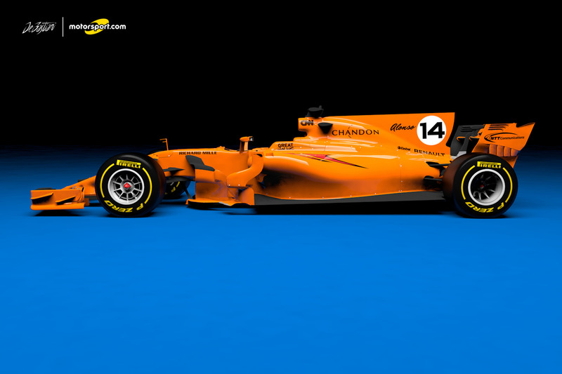 El concepto de Mclaren Renault 2018