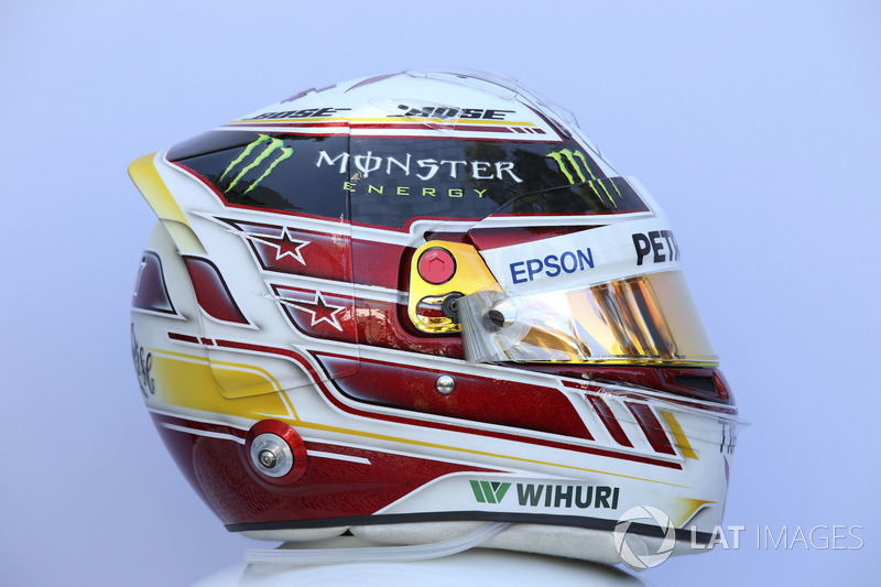 Le casque de Lewis Hamilton, Mercedes-AMG F1