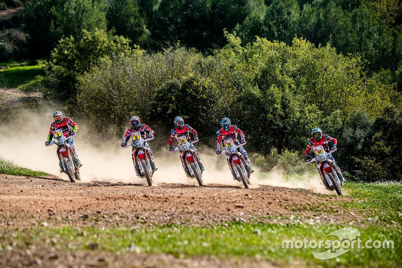 El Monster Energy Honda Team al completo