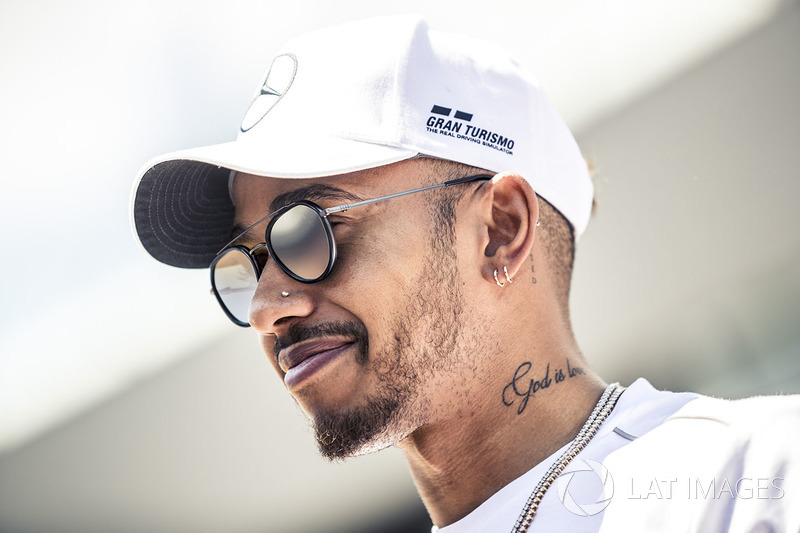 Lewis Hamilton, Mercedes-AMG F1 on the drivers parade