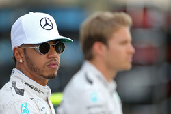 Lewis Hamilton, Mercedes AMG F1 und Nico Rosberg, Mercedes AMG F1