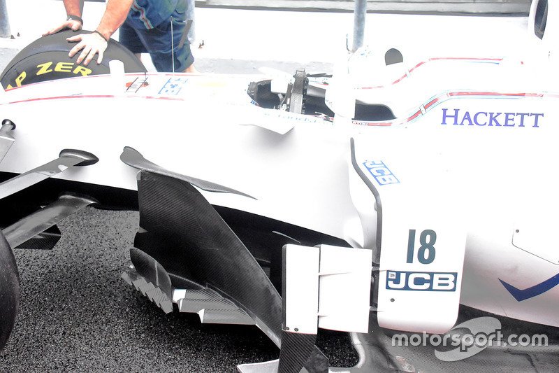 Williams FW40: Windabweiser