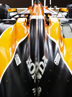 Le capot moteur de Stoffel Vandoorne, McLaren