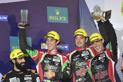 LMP2 Podio: segundo lugar #43 RGR Sport by Morand Ligier JSP2 - Nissan: Ricardo Gonzalez, Filipe Alb