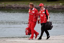 Kimi Raikkonen, Ferrari und Gino Rosato, Ferrari