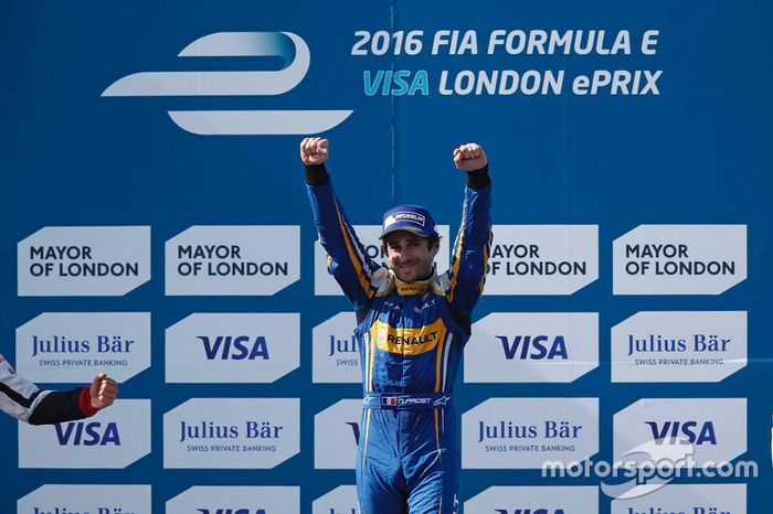 Ganador de la carrera Nicolas Prost, Renault e.Dams