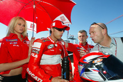 Loris Capirossi, Ducati Team and and Randy mamola