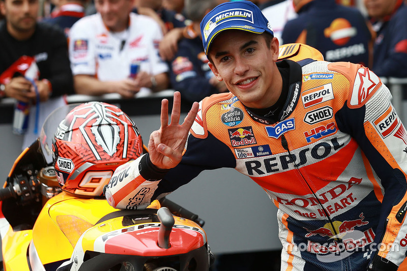 Derde plaats Marc Marquez, Repsol Honda Team