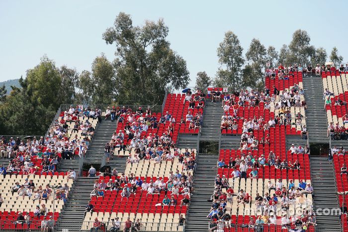 Fans en la tribuna